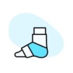 Orthopedics Editable Stroke Line Icons in Flat Style. Trendy Colors with unique style